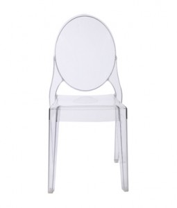 Victoria Ghost Chair - Clear