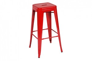 Marais Metal Barstool_Red