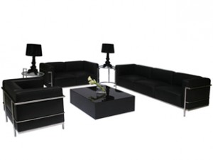 Le Corbusier Lounge Grouping - Black