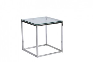 Frame End Table - Chrome
