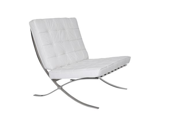 Barcelona Chair – White