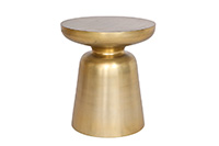 Martini End Table Brass