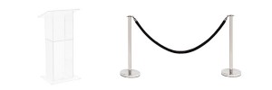 Podium Rope & Stanchion