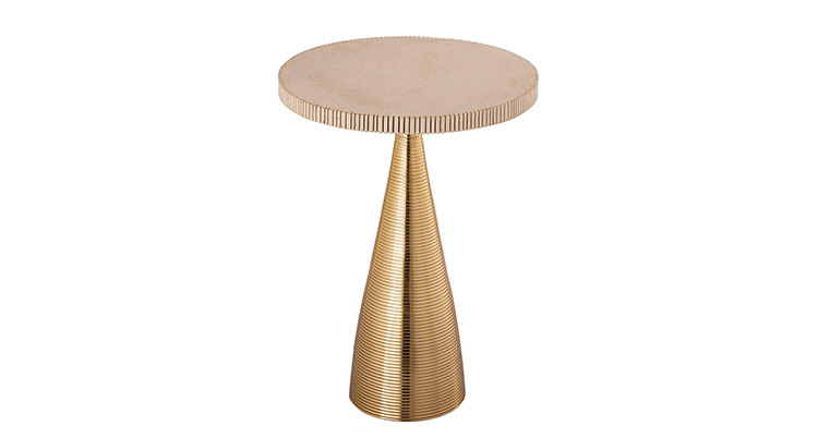 Ribbed Side Table
