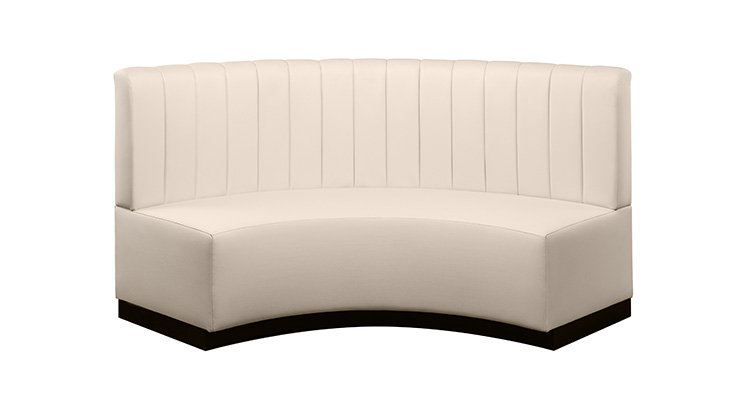 Curved Banquette – Off White