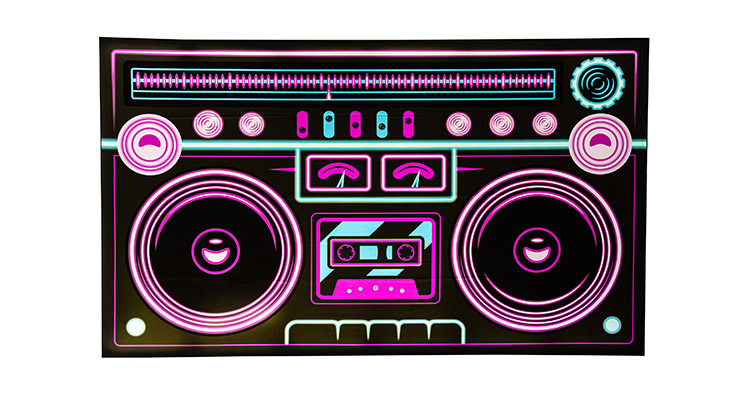 Giant Light-Up BoomBox