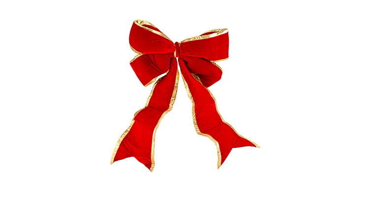 6ft Red Bow