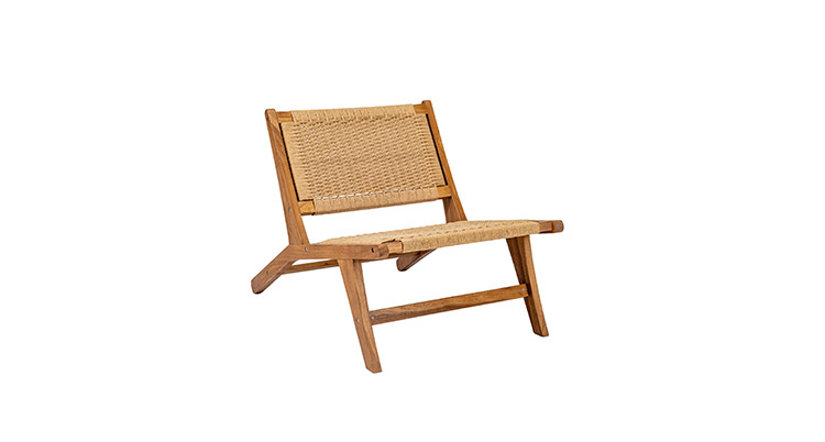 Rope Lounge Chair – Tan