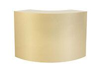 Curved Gold Mirror Bar