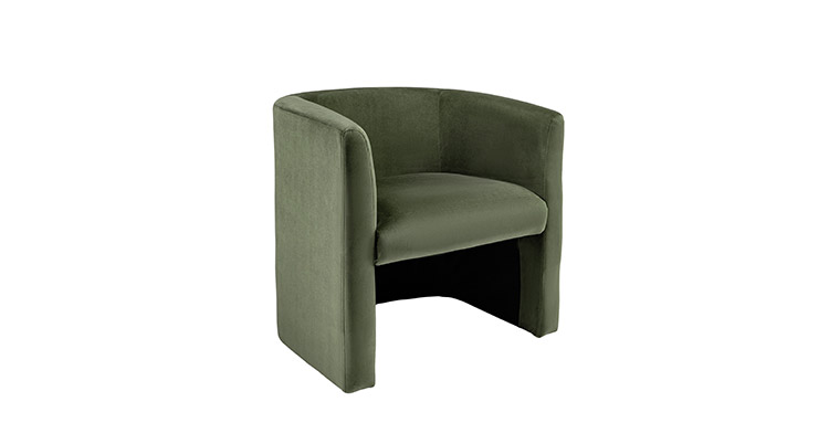 Green Barrel Chair