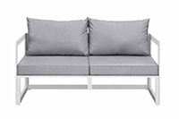 Toca Loveseat - White