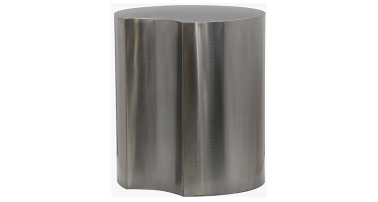 Iron Drum End Table